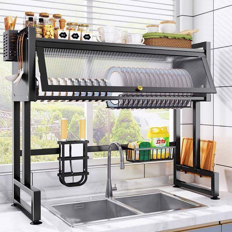 厨房台面槽洗碗置功物架池碗碟水18867856水防尘碗柜收纳多能柜门,厨房/烹饪用具,抹布架/厨房清洁收纳架,淘宝优惠券,粉丝福利购,淘宝优惠卷