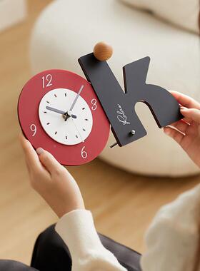 wzo桌om面时钟摆电件家居饰品入o户TYOS454玄关视柜酒柜钟表摆放