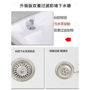 ?小号拖把间池陶方瓷正形迷你墩布池732卫生洗拖布池槽阳家用台地