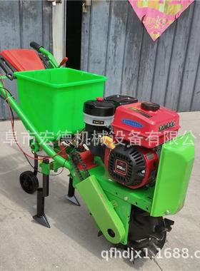 玉小型DNB汽油播机机米地施肥种播种机柴油链轨追肥图片