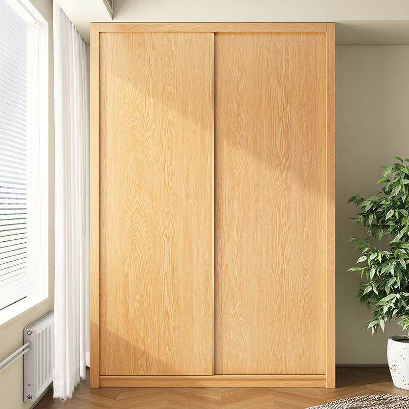 ENF级全实木拉门衣ads54973柜家用卧室202衣爆款橡木一门到顶5大