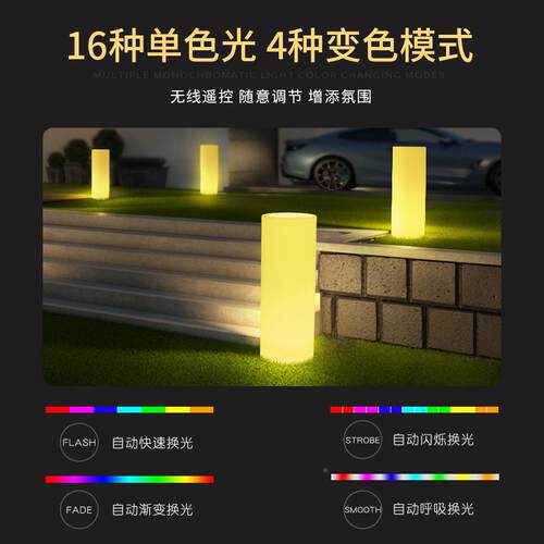 太阳能灯户外方庭院柱灯别墅园花园草坪灯林观灯景公园TY-028小区