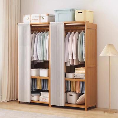 用衣柜JMY-YG组卧室家简易装布衣橱租房用加厚加粗结实耐用衣服收