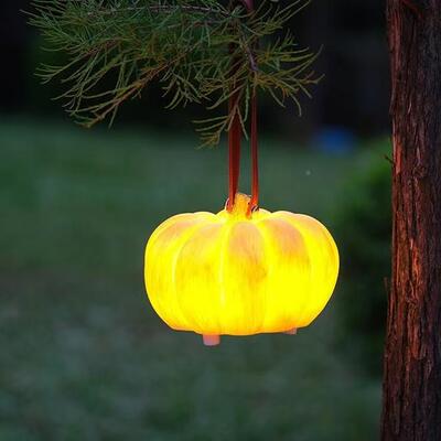 手提充电南瓜灯25344庭别墅花坪园露台室内便携氛围灯节日聚会院