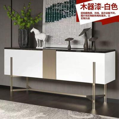 轻用奢风烤漆餐边现柜代户玄关入柜美式家装饰柜客厅卧UEN室储物