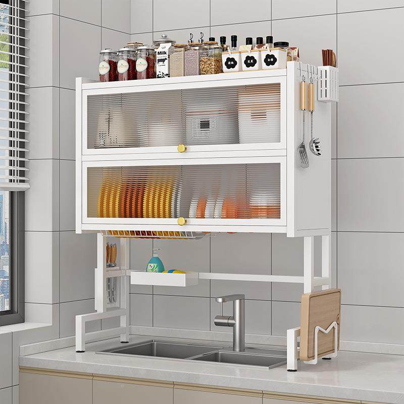 厨房防厨房水槽水碗置物架洗碗槽水池台面槽尘碗柜家用双层沥水碟,厨房/烹饪用具,抹布架/厨房清洁收纳架,淘宝优惠券,粉丝福利购,淘宝优惠卷