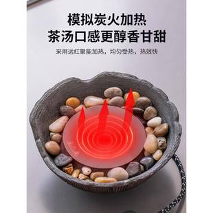 装 689家用室器内电陶炉罐烤火炉煮茶壶套罐茶煮茶 冬天围炉煮茶JX