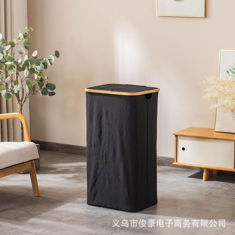 跨内境脏衣服收纳筐脏袋衣E037篮10收0l家用洗衣篮可折叠配纳