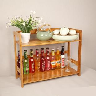 0A三多办公室桌书面竹层制书架简易柜桌上收纳3968架小二学生实木