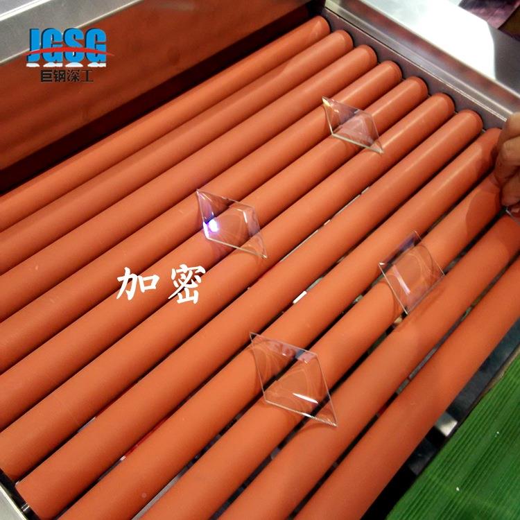 小型拼镜玻清洗机马赛克化妆镜清型JGQX500洗设备带烘干500璃玻璃