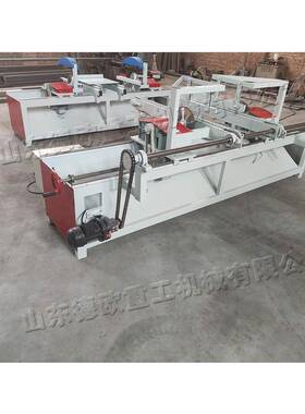 卧式双端do-sdi-8齐锯头4小型5方木下料修边锯木板45度自动截料裁