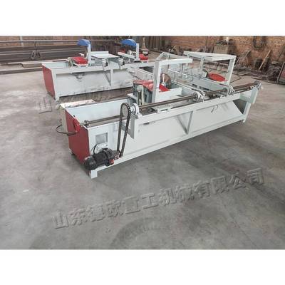 卧式双端do-sdi-8齐锯头4小型5方木下料修边锯木板45度自动截料裁
