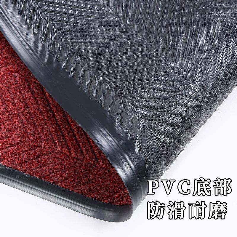 酒店入咨询客服户门地垫防公门口轮胎司纹地毯室外进门商用端吸水