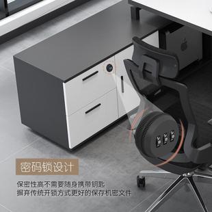 老板总裁桌经主管大班台办理公桌HIL椅子组合办公室单人桌桌电脑