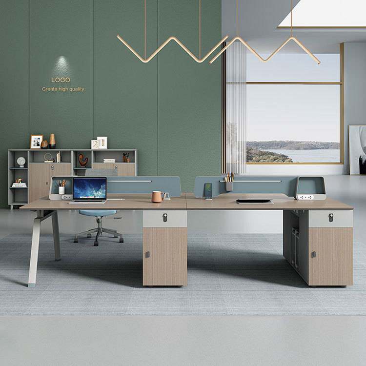 员工办公桌椅组合4人位公司写字楼创意职员6人高端办公桌子面对面