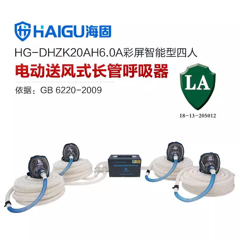 集321HG人-DHZK20AH6.0A配型全面罩1-8电合动送风式长管呼吸器