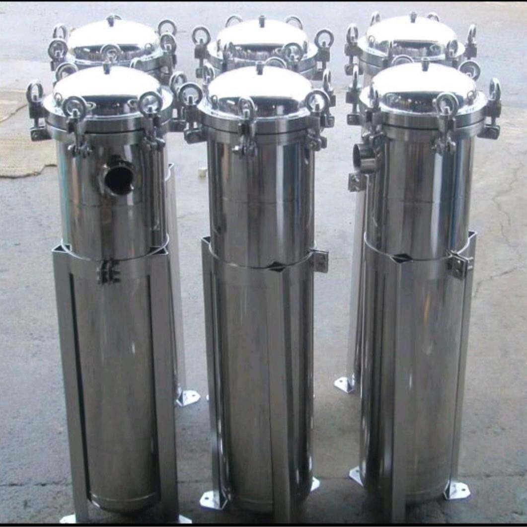 生产水过滤TE工业不锈钢单多式袋滤器布过易清袋洗更换不锈钢多介