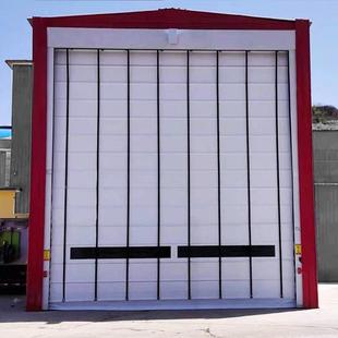 快速堆积门自感应大型防尘960升降泥积门水搅拌动站厂房pvc堆门