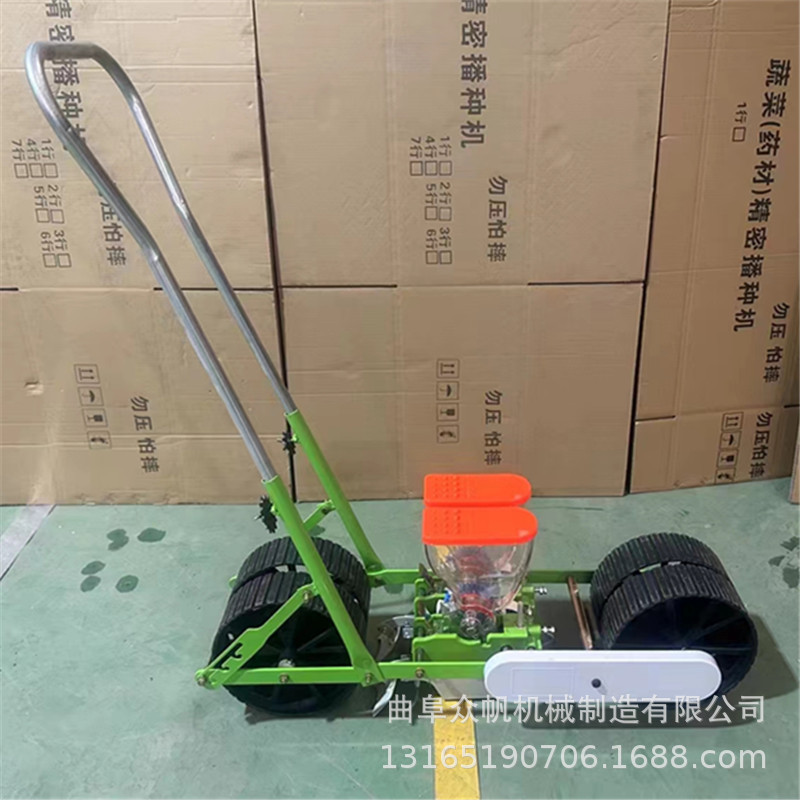 手推韩式玉米白菜播种机萝卜大葱蔬菜播种机精播机播种机