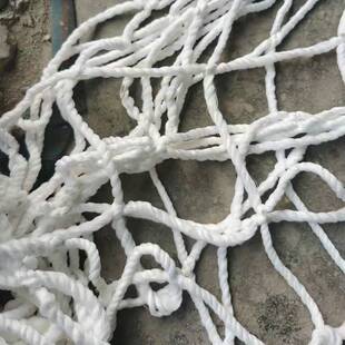 江门珠海中山广州高空作业白色尼龙防坠网 弹丝兜底网 不锈钢拦网