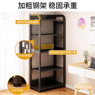 书架置物架落地简易家用多收层储物铁艺ITC艺展示架纳架厅子客铁
