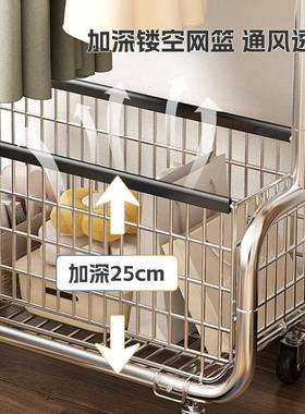 落地衣帽架用家室底框衣帽内衣架可移动脏篓隔夜衣衣架简易衣服收