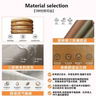 吧台椅子家用简约吧椅高脚凳设计师款岛台高脚椅凳子猫抓皮防水