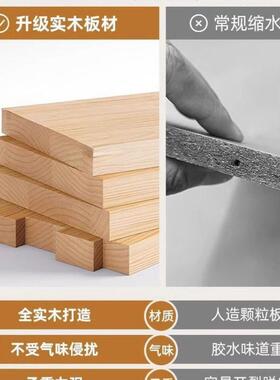 实木书架储童书加厚置物架落地组GVQ合格子柜幼儿儿园物收架纳书柜