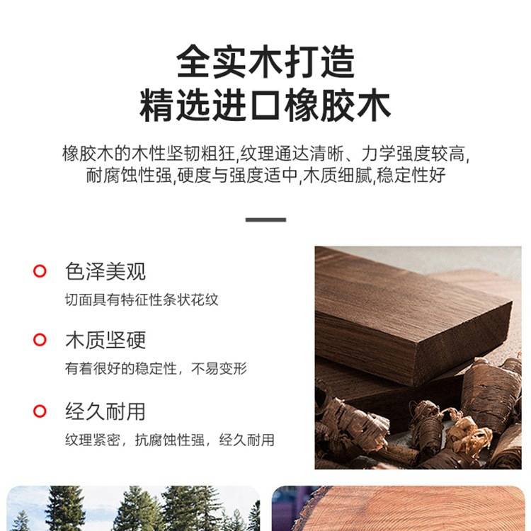 阳台小户型茶桌椅组合新中式实木办公茶几一桌五椅家用功夫泡茶台