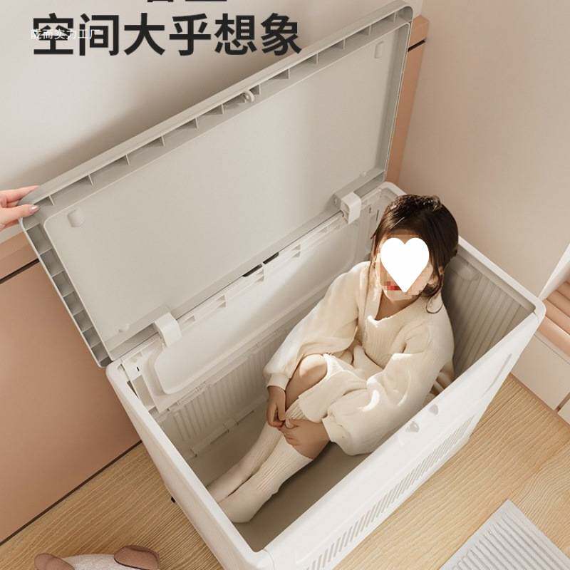 儿童玩具收纳箱收纳筐翻盖大容量整理娃娃收纳桶储物箱柜