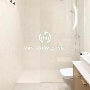 奶白客厅地微水泥地砖750x1砖500油474极简素色哑光瓷柔光板砖