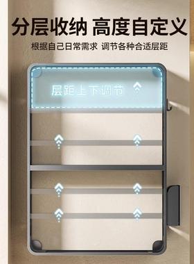 厨房置物架料架壁挂太调空收铝打孔QZZ墙上免多层调味品瓶罐纳架