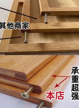 楠微波小炉架多子厨房置物架竹实木杂物架收纳架Xip6H5MR层电器储