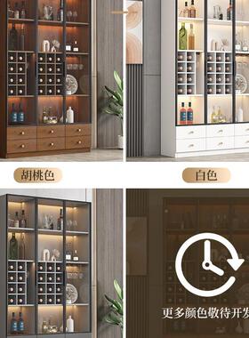 玻璃小柜展示客酒厅OHM2用025新款酒架轻奢用现代家靠墙商餐边柜