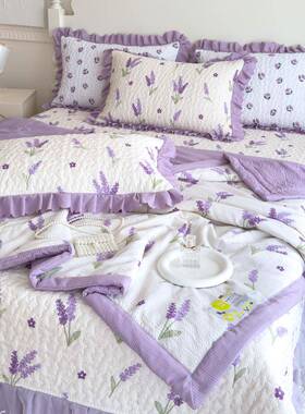 042A类泡泡棉床款盖夏被四件套27899亲肤2韩版泡芙棉夏凉被盖被
