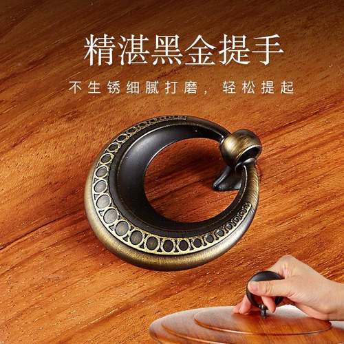 实木装桶米缸米防潮防米虫面桶粉储存面LJH罐家用10斤桶储米箱