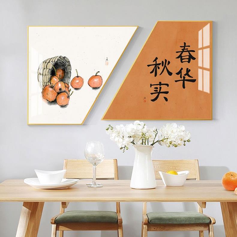 餐厅桌装饰现代简约餐饭厅挂画新式客厅中厨画房歺厅TX-A005壁画