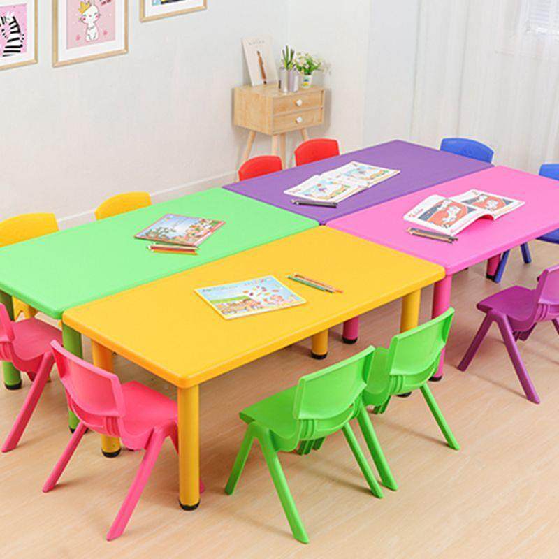 幼儿园桌套装儿咨询客服童玩具宝宝学习写字桌塑小家椅子用长方形