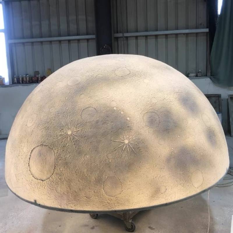 半圆月球吸顶灯商场设计氛围灯半球网红清吧天花板创意装饰月亮灯