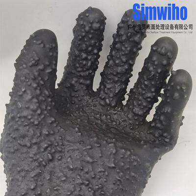 式喷机打211砂手套加长颗粒橡胶套打砂房室内外喷砂手手部防箱护