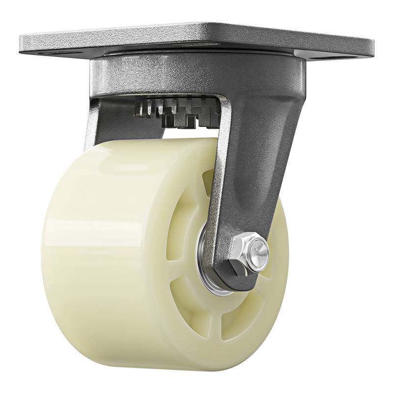 超重型万向轮轮子4/5/6/8寸尼龙脚轮10寸12寸平板拖车轱辘承重3吨