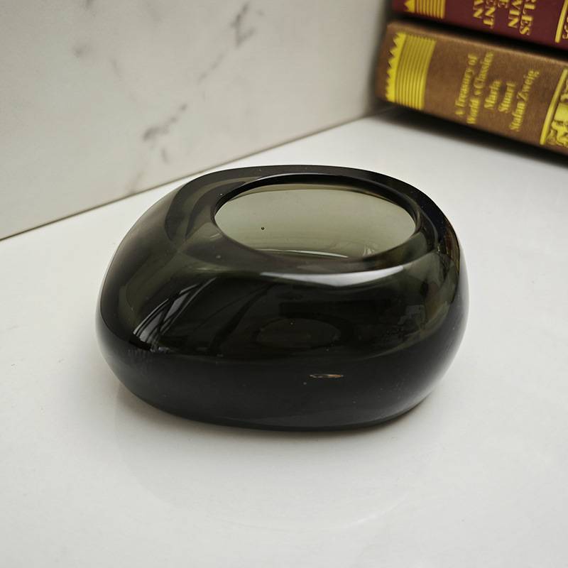 酒店西餐厅别墅品质生活家居日用彩色烟灰缸套色烟缸玻璃烟灰缸
