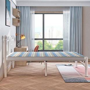 折叠床人家用1.2米午休简实单易床午AEG休铁床小床床成人结耐用