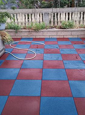 公YUA园小场区地胶户外防滑板橡胶地垫幼儿园防滑地垫操室外塑胶