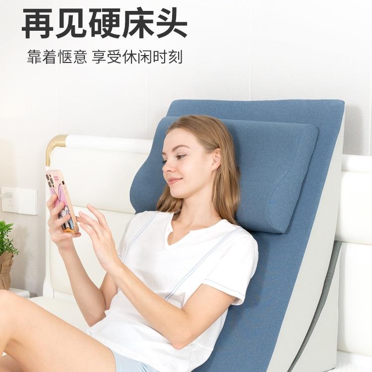 床头靠背靠垫躺沙斜发靠背垫靠枕躺床上护腰孕妇大软包半F97H7S6H
