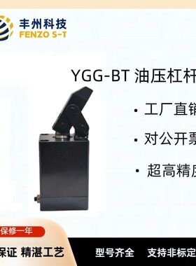 丰州直销YGG-BT油压块状杠杆缸液压方型板式连杆夹紧器机械转角缸