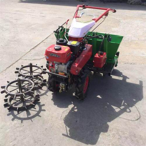 手推式播种机 柴油大蒜种植机 株距行距可调4-5行可选