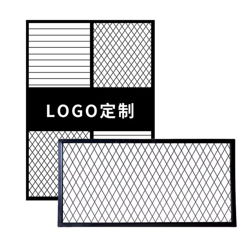 菱形网格制作通风透光护栏隔断造型背墙造型装饰镂空悬吊式天花板