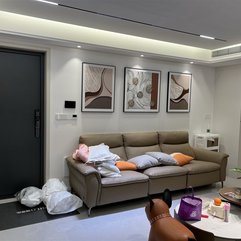 现代简约装饰画抽象撞色客厅阁楼梯玄关卧室床头沙发背景墙壁挂画图片