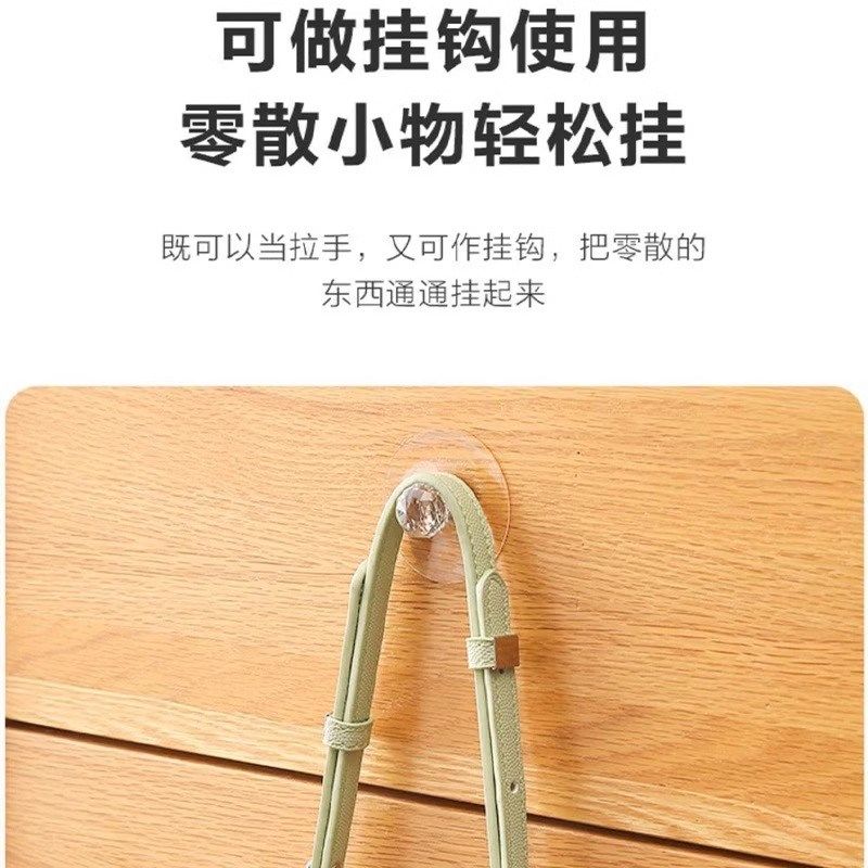 隐形柜门拉手免打孔粘贴自粘推拉门抽屉柜子衣柜门把手单孔玻璃